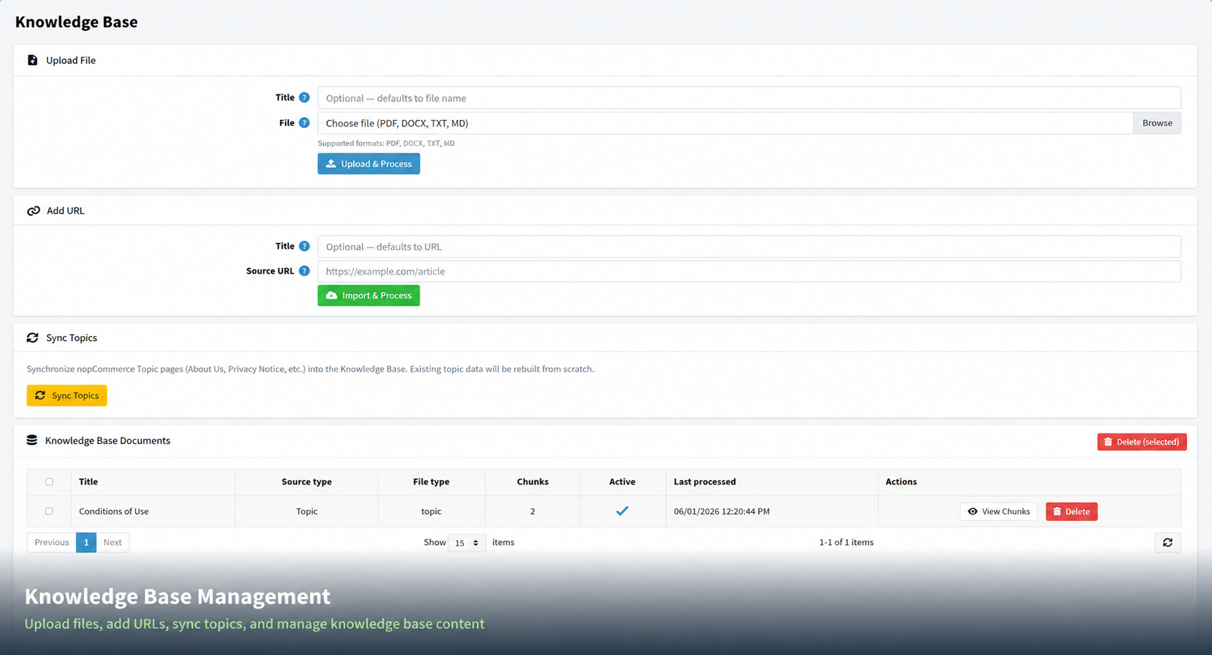 Knowledge Base