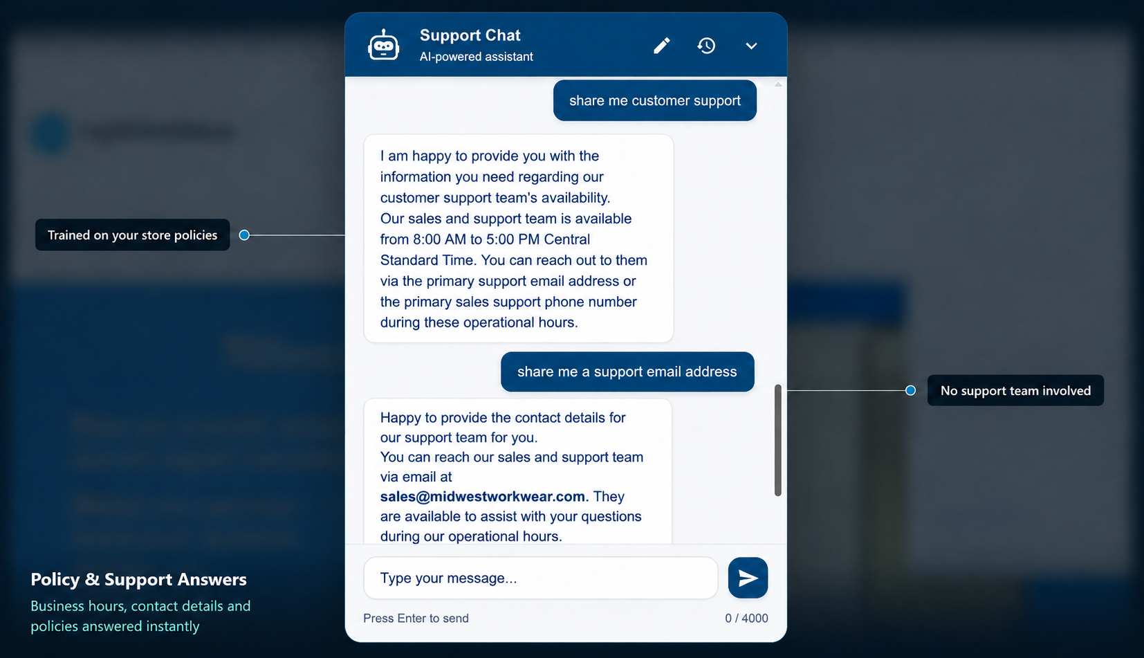 Policy Support
