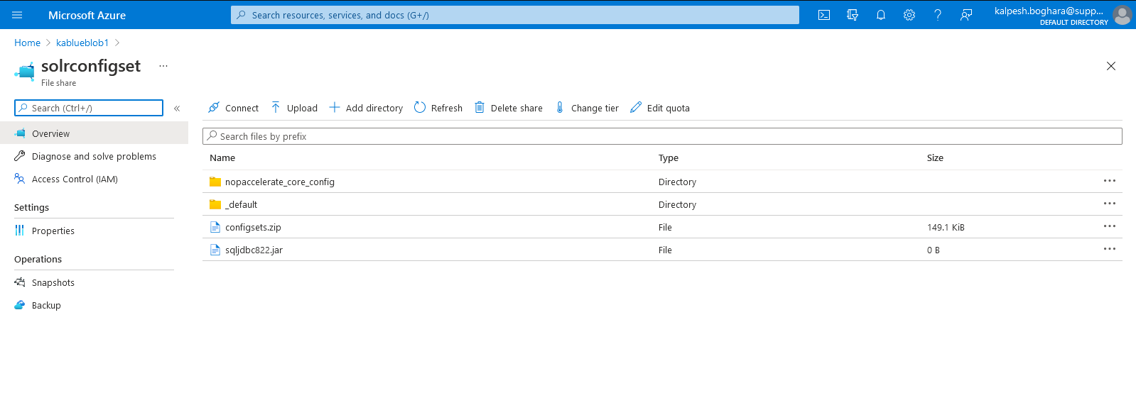 Storage Account Container